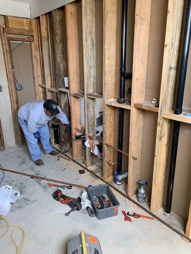 Commercial rough-in plumbing for Commercial Plumbing in Summerfield Village